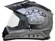 AFX FX 39DS Dual Sport Hero Full Face Street Helmet Silver MD