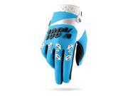 100% Airmatic Mens MX Offroad Gloves Blue LG