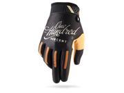 100% Ridefit MX Offroad Gloves Classic Black SM