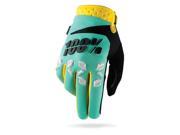 100% Airmatic Mens MX Offroad Gloves Mint Green MD