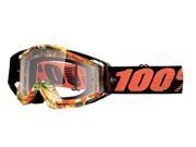 100% Racecraft MX Offroad Clear Lens Goggles Paradise