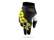 100% I Track Youth MX Offroad Glove Black Yellow LG