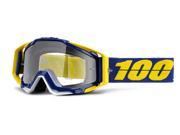 100% Racecraft MX Offroad Clear Lens Goggles Lindstrom