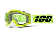 100% Racecraft Solar 2016 MX Goggles Neon Yellow Black Clear Lens