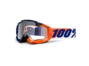 100% Accuri Clear Lens MX Offroad Goggles Wilsonian