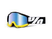 100% Accuri Mirror Lens MX Offroad Goggles Tornado 2 Blue Lens