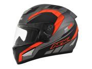 AFX FX 95 2016 Airstrike Frost Helmet Orange Gray Black LG