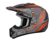 AFX FX 17 Factor Frost MX Helmet Orange Gray SM