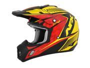 AFX FX 17 Factor Complex MX Helmet Red Yellow SM