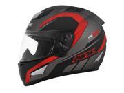 AFX FX 95 2016 Airstrike Frost Helmet Red Gray Black MD