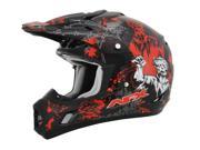 AFX FX 17 Zombie MX Helmet Black Red LG