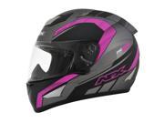AFX FX 95 2016 Airstrike Frost Helmet Fuschia Pink Gray Black LG