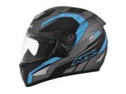 AFX FX 95 2016 Airstrike Frost Helmet Blue Gray Black MD
