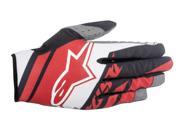 Alpinestars Racer Supermatic MX Offroad Gloves Red White Black LG