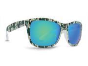 Dot Dash Poseur Vintage Sunglasses Jungle Camo Green Chrome