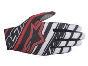 Alpinestars Dune 2016 MX Offroad Gloves Black White Warm Red XL