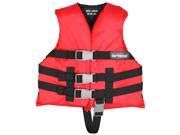 Airhead Open Sided Child Nylon Life Vest Red