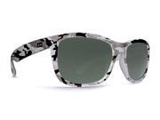Dot Dash Poseur Vintage Sunglasses Snow Camo Retro Grey