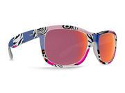 Dot Dash Poseur Vintage Sunglasses Pink Zebra Black Red Chrome