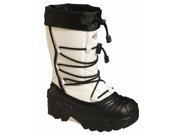 Baffin Young Snogoose Youth Winter Boots White Black 5