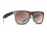 Dot Dash Kerfuffle Vintage Sunglasses Black w White Dots Gradient
