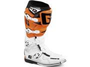 Gaerne SG 12 MX Motocross Boots White Orange 7
