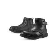 Icon 1000 El Bajo Leather Boots Johnny Black 9