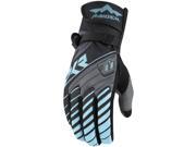 Icon Raiden DKR Womens Gloves Charcoal Grey SM