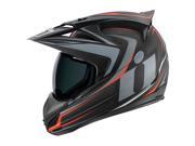 Icon Variant Raiden Street Helmet Carbon Black Red MD