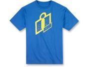 Icon Double Up T Shirt Blue XL