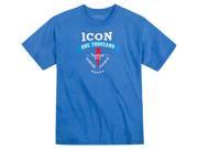 Icon 1000 Two Timer Mens Short Sleeve T Shirt Heather Blue LG