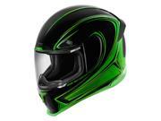 Icon Airframe Pro Halo Helmet Green Black MD