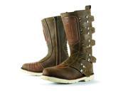 Icon 1000 Elsinore Leather Street Boots Oiled Brown 9