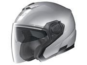Nolan N40 Classic N Com 2015 Helmet Metallic Platinum Silver SM