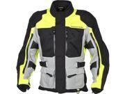 Scorpion Yosemite Mens Textile Jacket Hi Viz Yellow Black Gray 3XL