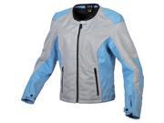 Scorpion Verano Womens Textile Motorcycle Jacket Blue Gray 2XL