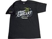 Pro Circuit Dirt Champ Mens Short Sleeve T Shirt Black White Green MD