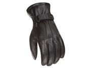 Power Trip Jet Black Lined Mens Gloves Black LG