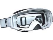 Scott USA Tyrant Solid MX Offroad Goggles White Clear Lens