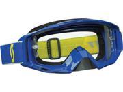 Scott USA Tyrant Solid MX Offroad Goggles Blue Clear Lens