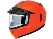 Scorpion EXO 900 Electric Snowmobile Helmet Hi Viz Orange SM