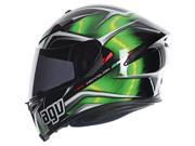 AGV K 5 2016 Hurricane Helmet Green Black LG