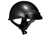 Vega XTS Carbon Fiber Graphic Half Helmet Carbon Fiber SM