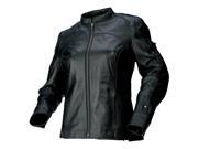 Z1R 243 Womens Leather Jacket Black 3XL
