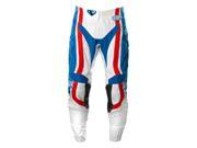 Troy Lee Designs GP Factory Mens MX Offroad Pants Blue White Red 34