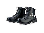 Z1R Trekker Mens Leather Boots Black 8.5