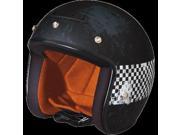 Z1R Jimmy Distressed Checker Helmet Black MD