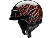 Z1R Nomad Hellfire Helmet Black Orange 2XL