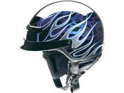 Z1R Nomad Hellfire Helmet Black Blue 2XS