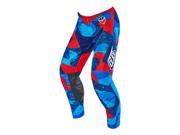 Troy Lee Designs SE Air Cosmic Camo 2016 MX OFfroad Pants Blue Red 30